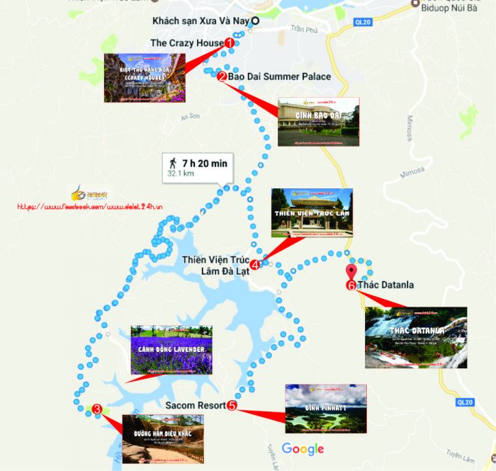 Lịch trình du lịch Đà Lạt tháng 12 - Tuyến địa điểm du lịch Đà Lạt đi hồ Tuyền Lâm