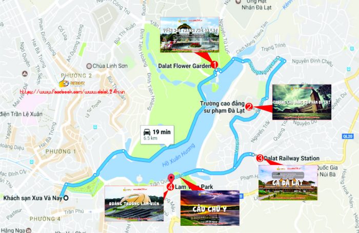 Lịch trình du lịch Đà Lạt tháng 12 - Tuyến địa điểm du lịch trung tâm Đà Lạt