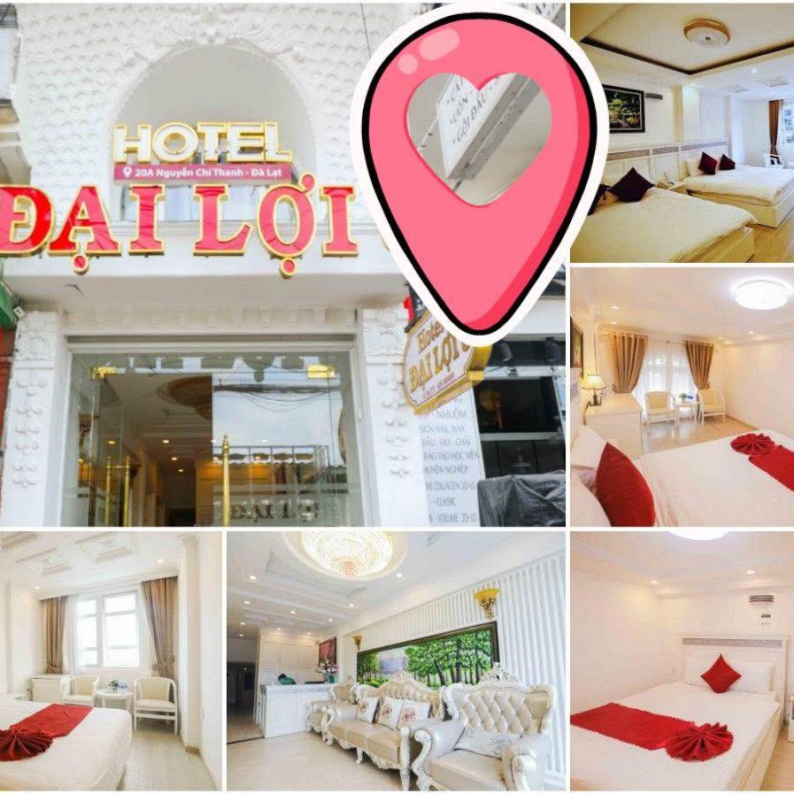 nhà nghỉ Đà Lạt gần chợ giá rẻ -KHÁCH SẠN ĐÀ LẠT TRUNG TÂM GIÁ RẺ DALAT VIEW HOTEL - cửa sổ view thành phố - datphongdalat.vn