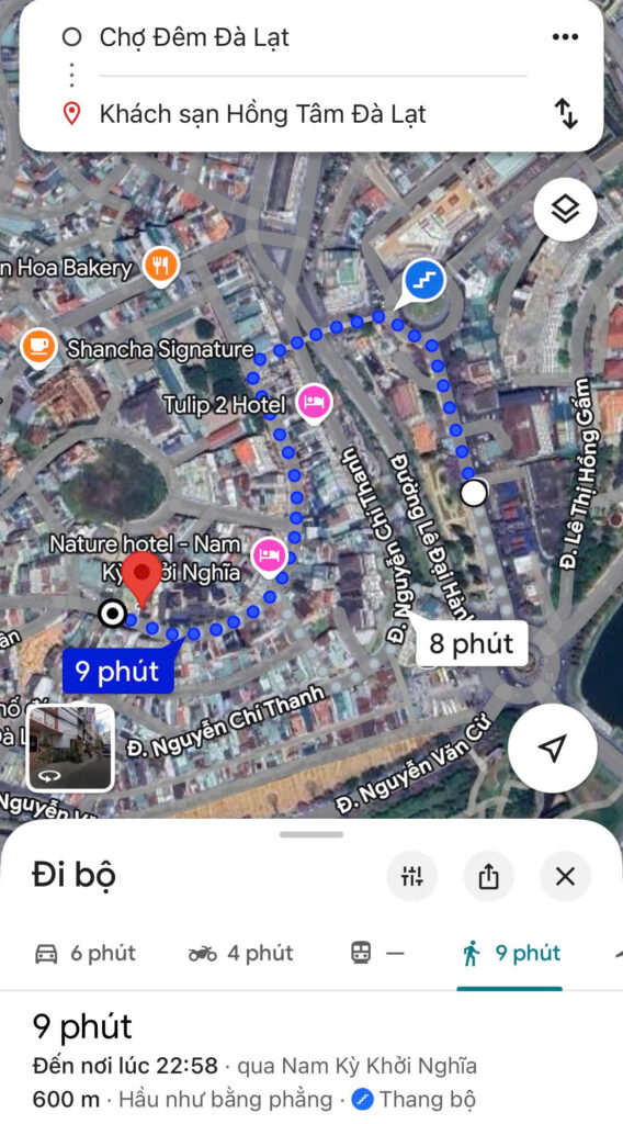 BẢN ĐỒ GG khách sạn Đà Lạt Hồng Tâm gần chợ giá rẻ - phòng gia đình 4 người 2 giường lớn - datphongdalat.vn-01